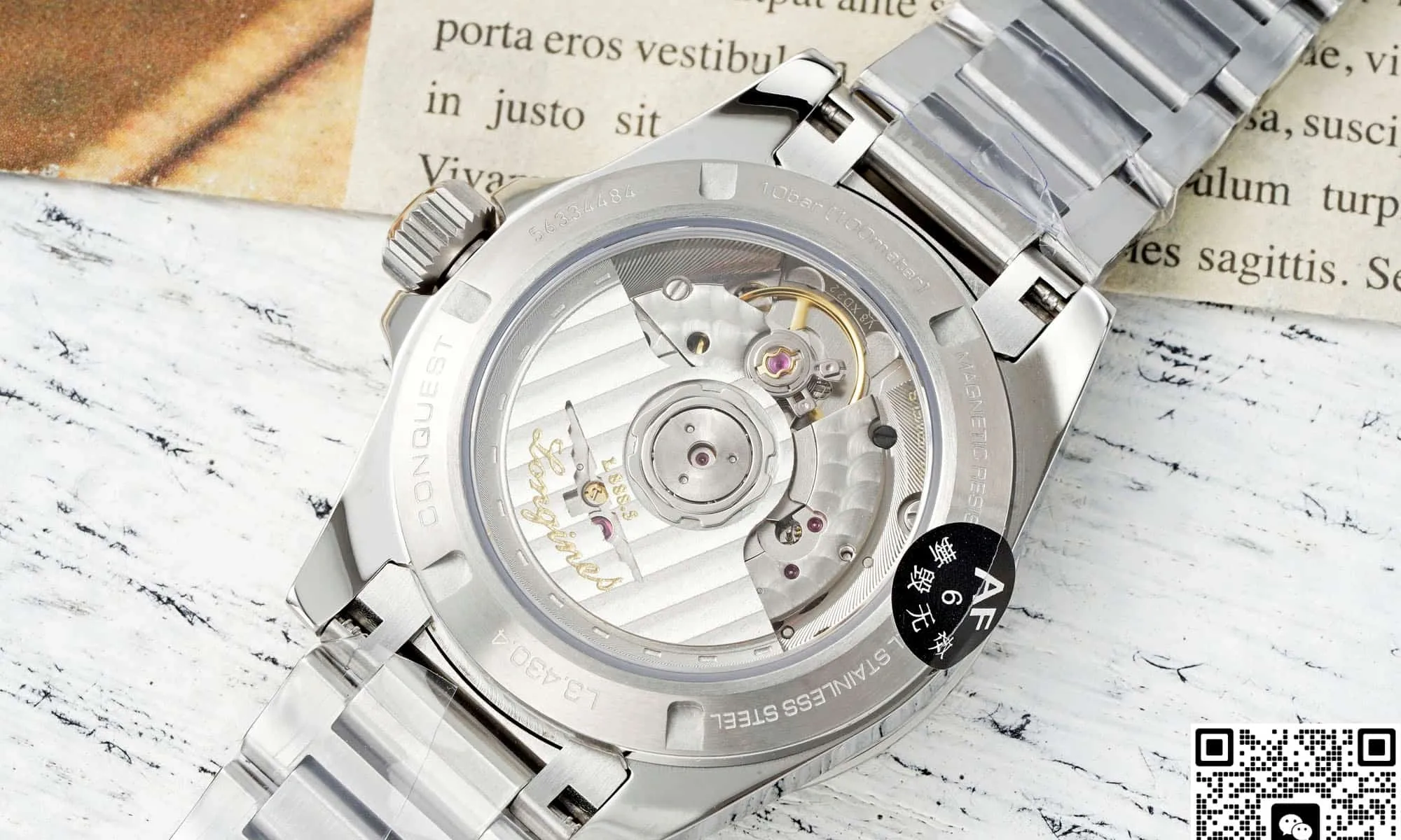AF Factory Longines Concas L3.720.4.72.6 1:1 Best Edition Replica Watch
